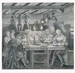 Accademia di Baccio Bandinelli al Belvedere a Roma nel 1531